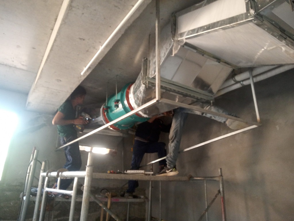Lắp đặt hệ thống thông gió tại Emeralda Gia Viễn - CSNB